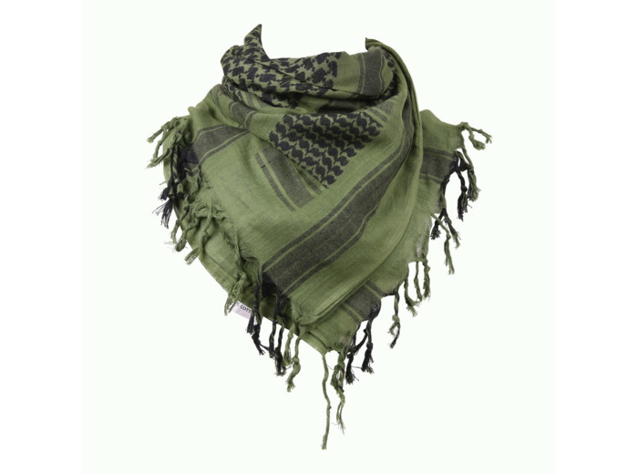 Keffieh écharpe saharienne (vert/noir)