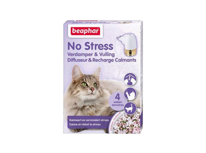 BEAPHAR, Diffuseur calmant + recharge à base de Valériane pour chat
