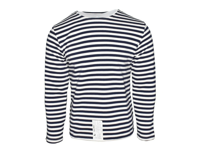 Marinière russe Telnyashka Hiver manches longues en coton épais 300 g/m²