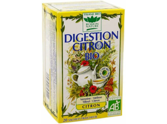 Infusion digestion citron 20x1,8g Romon Nature