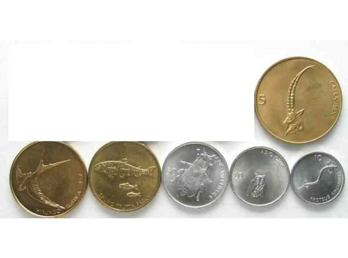 SLOVENIE SERIE 6 MONNAIES 1992 SUP-