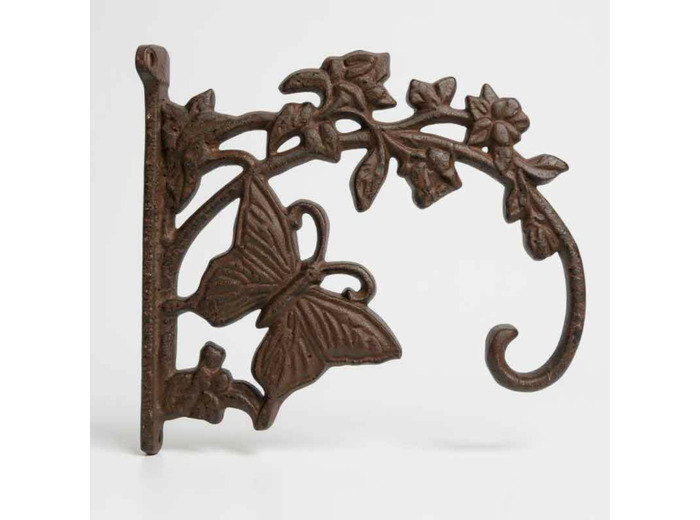 Potence murale papillon en fonte 20x4x17cm