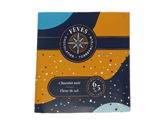 Chocolat noir fleur de sel (40g)