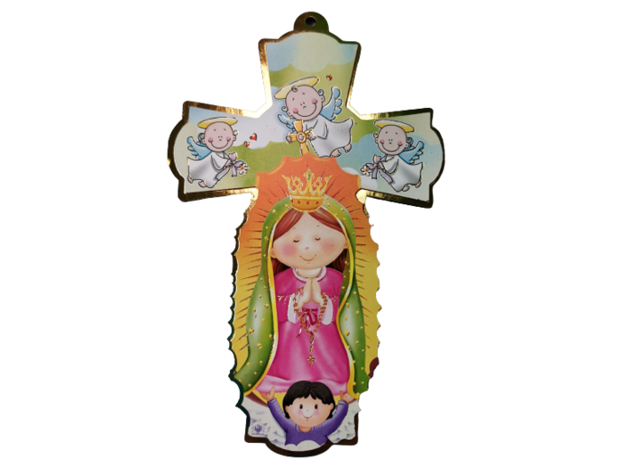 Croix en Bois 10x15cm - ENFANT