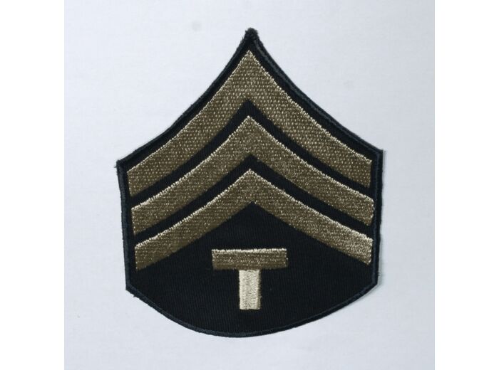 Lot de 2 Grades US Army Seconde Guerre Mondiale "SERGENT TECHNICIEN" (reproduction)