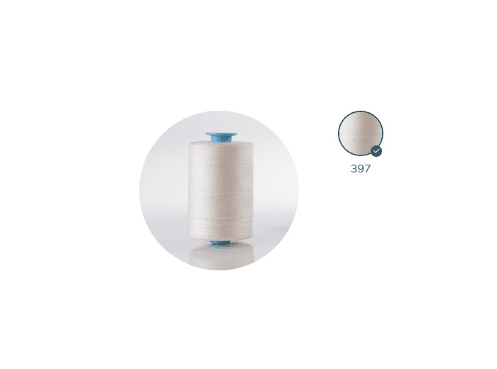 ZX 35 - 397 COQUILLE FIL À COUDRE 100% POLYESTER TRÈS RÉSISTANT bobine 500m