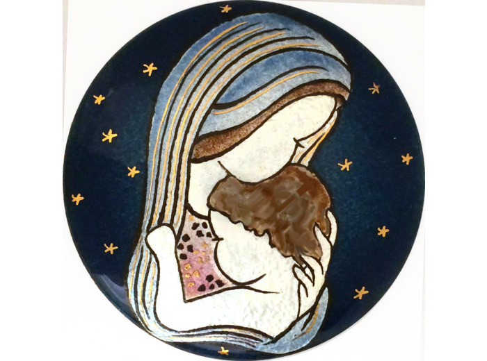 Maris stella D8,3cm - EMAUX DU LIBAN