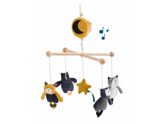 Mobile musical Les Moustaches