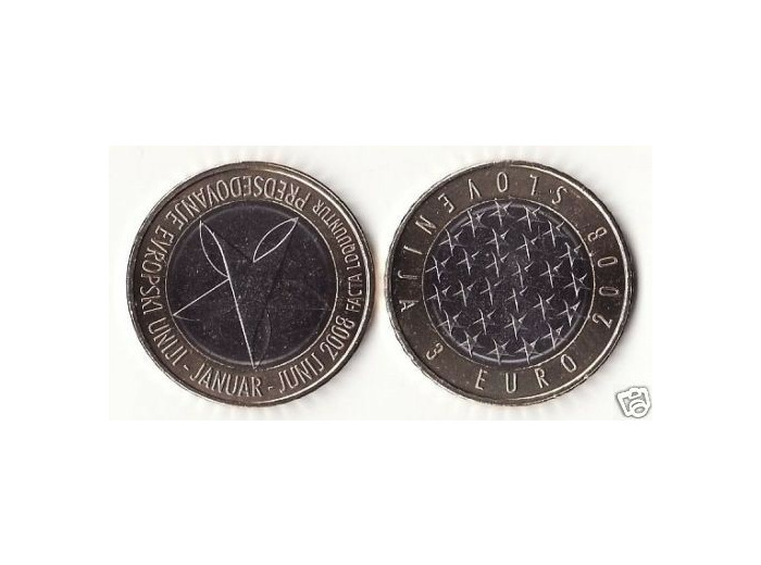 SLOVENIE 2008 3 EURO PRESIDENCE UNION EUROPEENE SUP