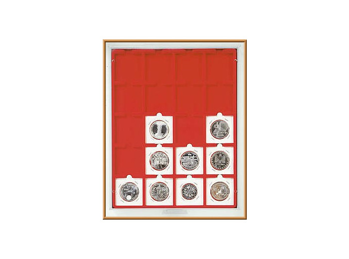 MEDAILLIER MONNAIE 20 Cases 50 X 50 MM