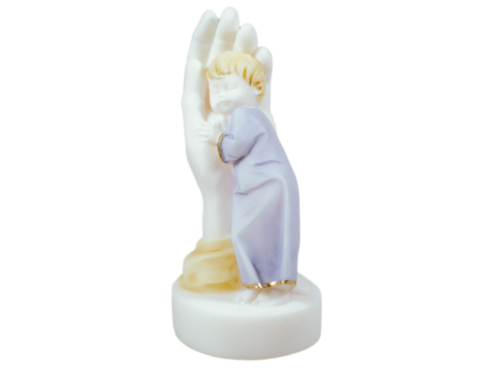 Rêve de Garçon - Statue en albâtre 11cm -Couleur