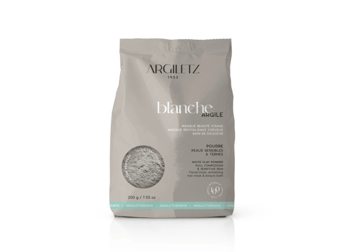 Argile blanche en poudre ultra ventilée-200g-Argiletz