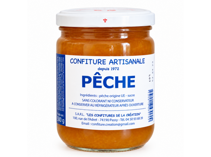 Confiture de Savoie Pêche