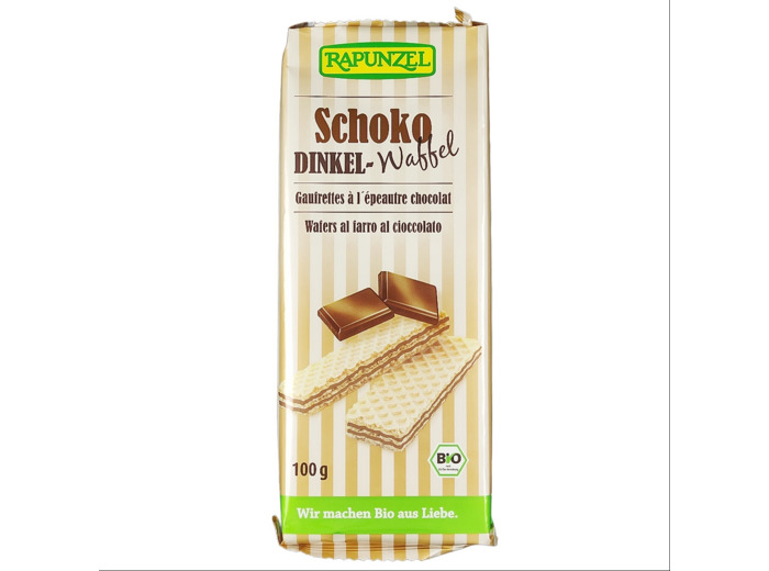 Gaufrettes Épeautre Chocolat Bio 100g