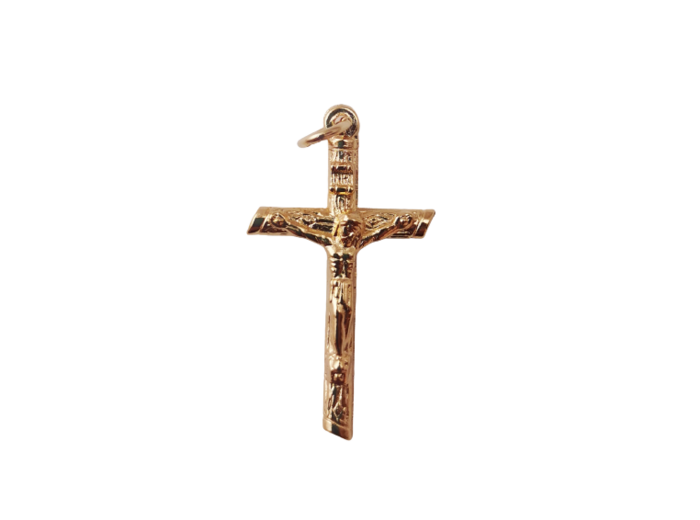 Croix en Métal Doré 30mm