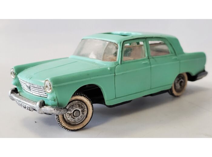 PEUGEOT 404 VERT PALE SERVO DIRECTION NOREV PLASTIQUE 1/43 SANS BOITE (N2)