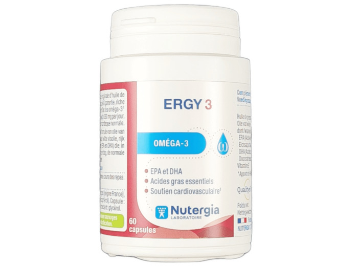 Ergy 3 Omega 3 60 Capsules 41g