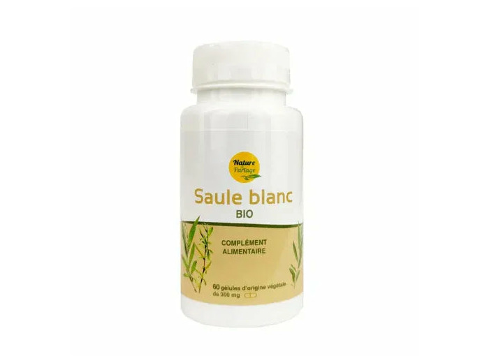Saule blanc Bio–Douleurs 60 gélules– Nature et Partage