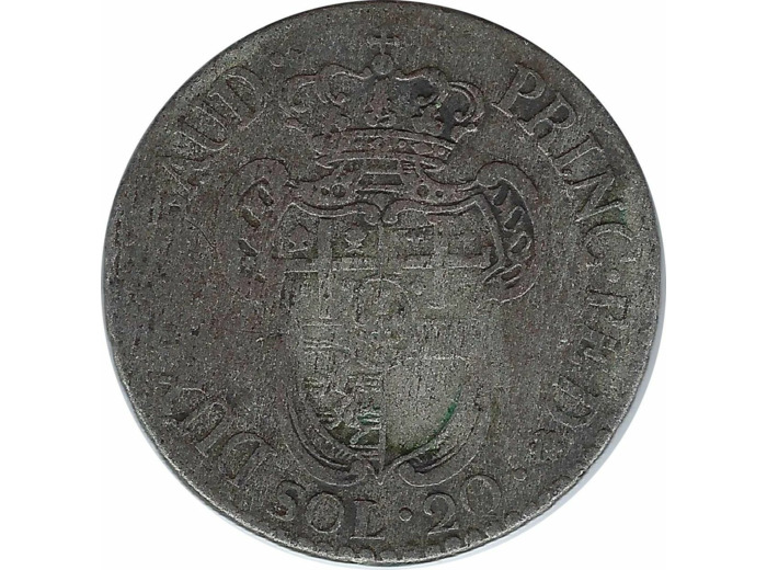 ITALIE (SARDAIGNE) 20 SOLDI 1795 TB-