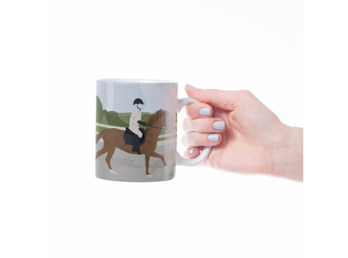 Tasse ou mug d'équitation "Sur le Cheval" - Personnalisable