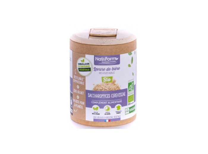 Levure de bière revivifiable Bio 200 gélules