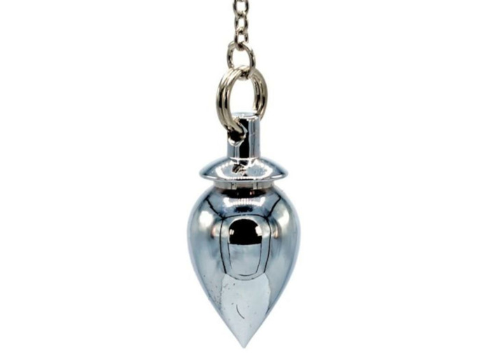 Pendule en laiton chromé