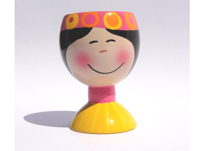 Coquetier Fille du Pacifique 7.5x5.5cm