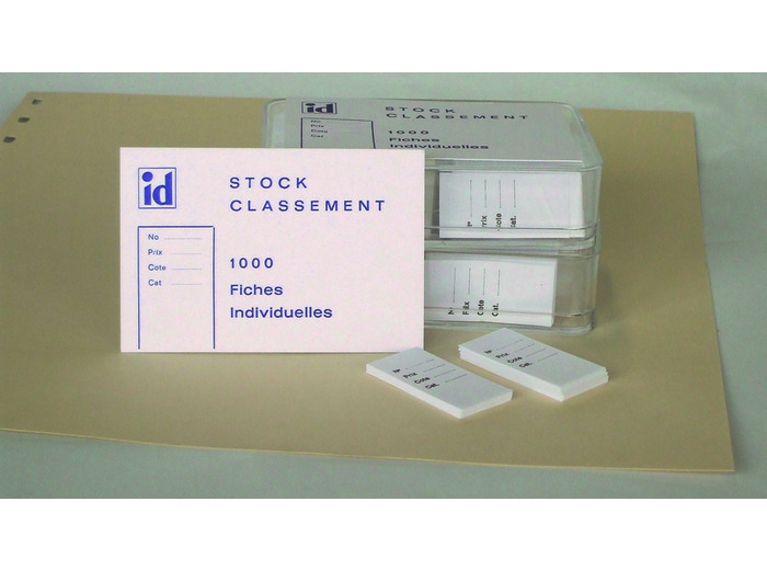 FICHE etiquette de classement par 1000 1739
