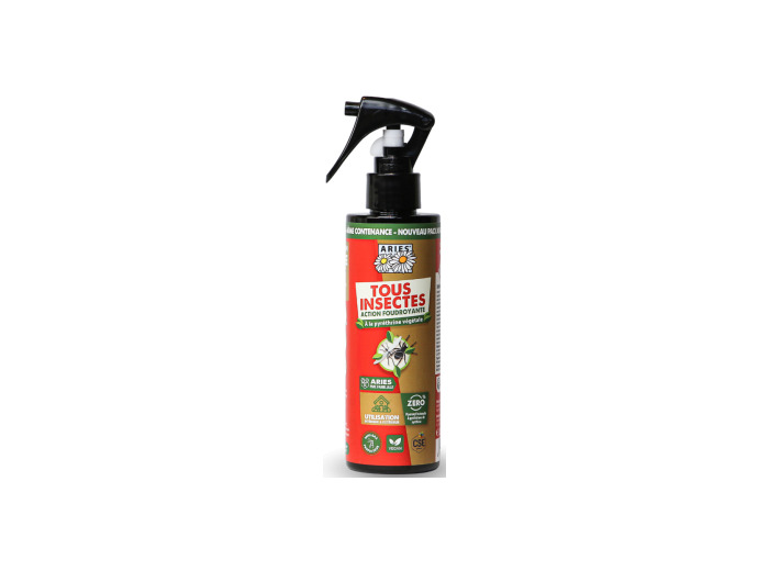 Spray insecticide action foudroyante Tous insectes 200ml