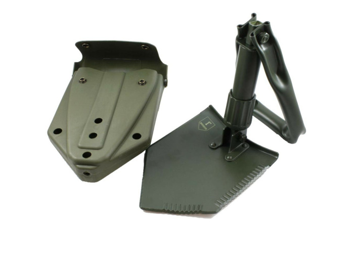 Pelle pliante militaire : outil robuste et compact pour survie outdoor