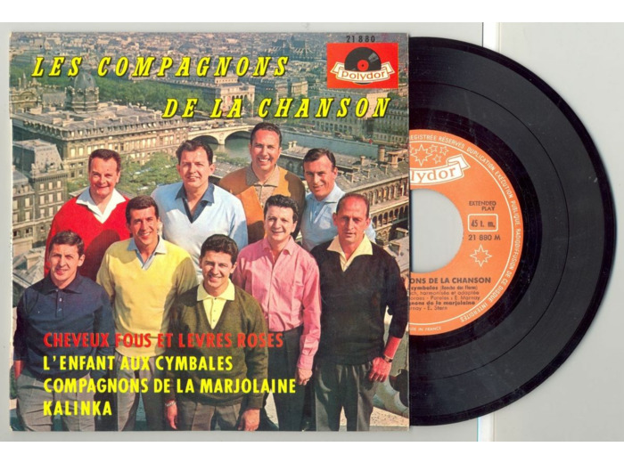 45 Tours LES COMPAGNONS DE LA CHANSON "L'ENFANT AU CYMBALES"
