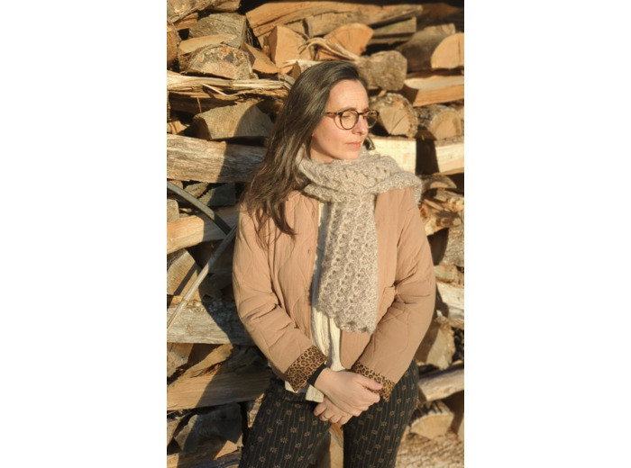 Echarpe NUAGE - Beige ficelle