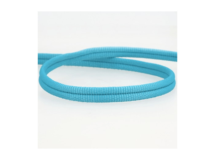 Double passepoil 518 turquoise C20 8mm 100%polyester le mètre