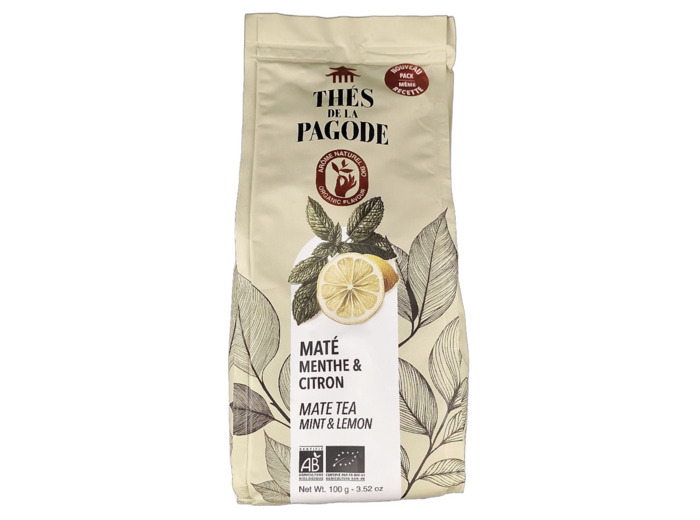 Maté Menthe et Citron 100g Bio