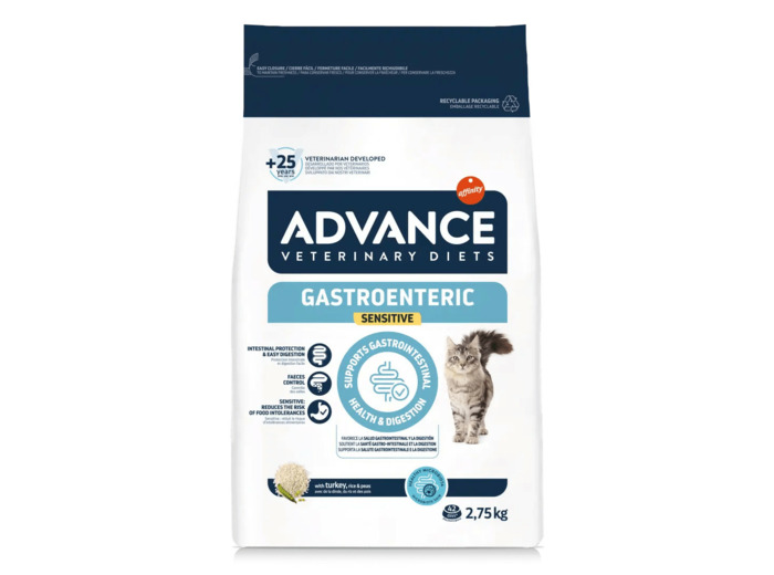 ADVANCE Veterinary Diets Chat, GASTROENTERIC SENSITIVE - 2.75KG