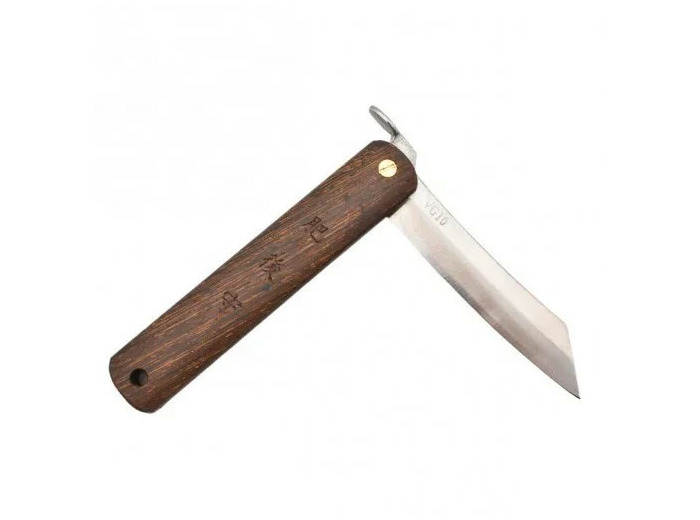 Couteau Higonokami japonais VG-10 - Vrai modèle traditionnel Nagao-(persimonn wood)