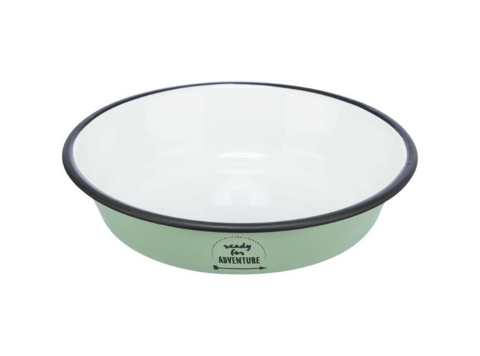 Gamelle, en émail/acier inox pour chiens & chats - Ø12cm