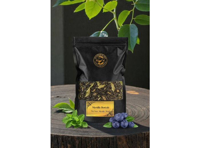 Thé Noir Myrtille Boréale - Myrtille / Menthe