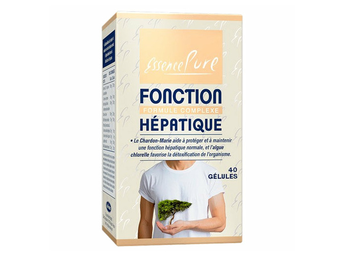 Fonction Hépatique-40 Gélules–Chardon Marie, Chlorella-SAMe–Essence Pure