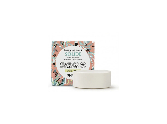 Nettoyant 2 en 1 solide corps et cheveux