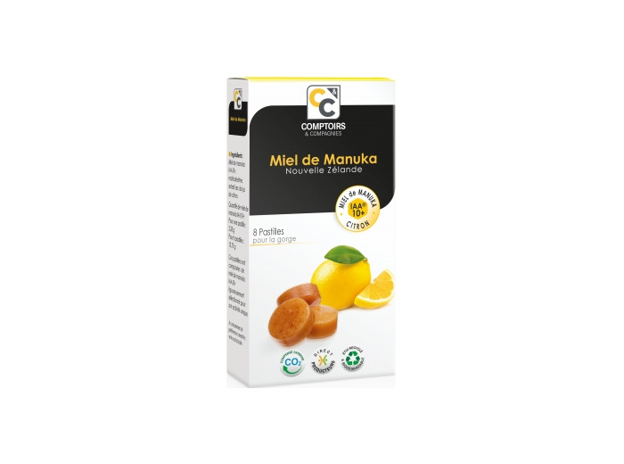 Pastilles 100% Miel de Manuka IAA10 et Jus de Citron 27g