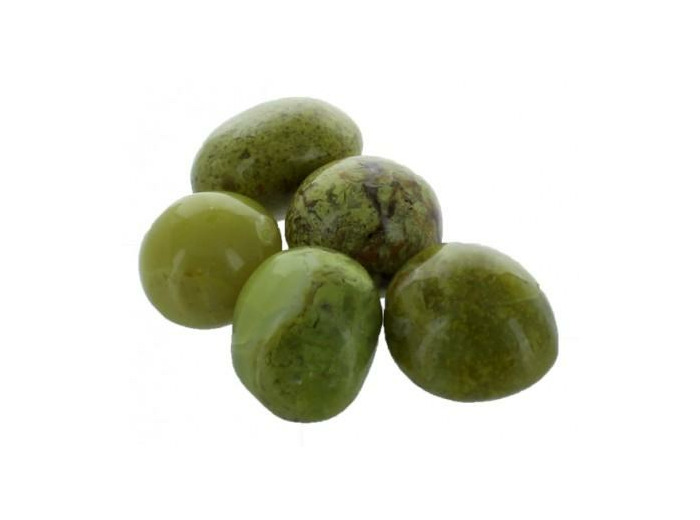 Pierre roulée Opale verte