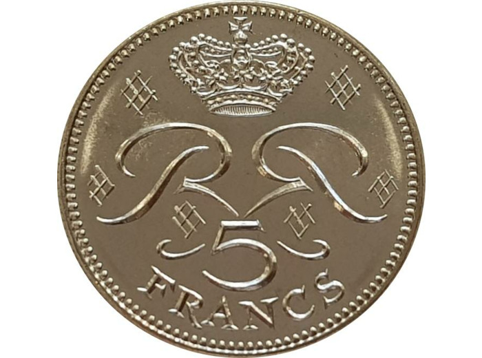 MONACO 5 FRANCS 1995 B.U. (MC153)