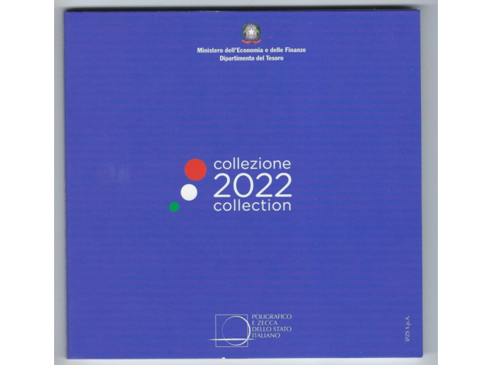 ITALIE 2022 SERIE 8 MONNAIES B.U