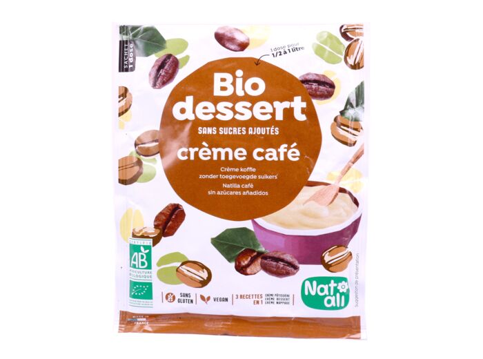 Crème Café Sans Sucres Ajoutés  Bio 45g