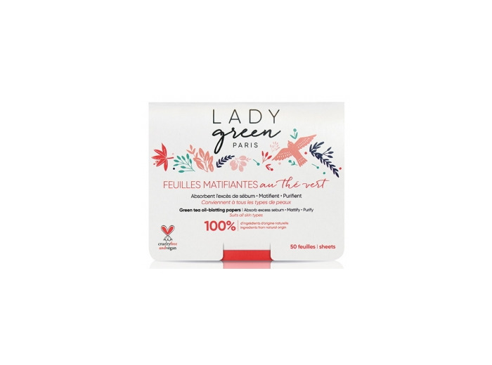 Voile de Perfection Feuilles matifiantes au thé vert 50 feuilles
