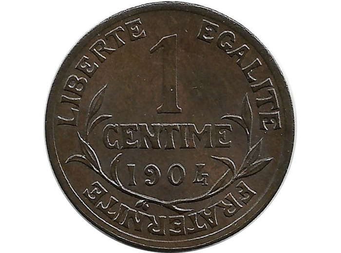 FRANCE 1 CENTIME DUPUIS 1904 SUP