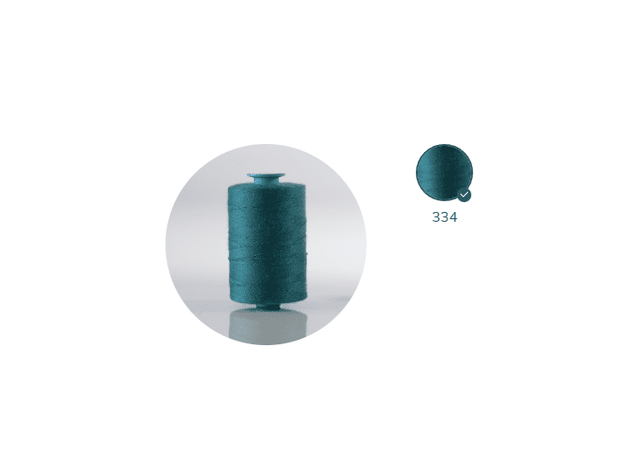 ZX 35 - 334 JADE FIL À COUDRE 100% POLYESTER TRÈS RÉSISTANT bobine 500m