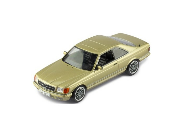 IXO 1/43 - Miniature Mercedes 500 SEC 1981 Beige métallisé