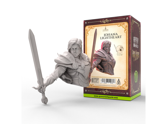 CLAYMORE MINIATURES - Iohana Lightheart - buste à peindre